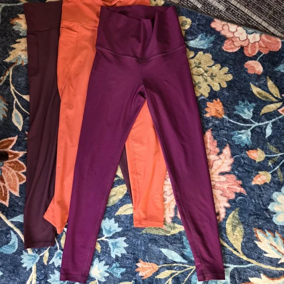 Leggings Set 6 Like New Old Navy Active Bundle Medium 5 High Rise 1 Biker Shorts - Picture 9 of 16